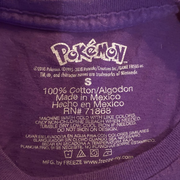 Pokémon Women’s Purple Pikachu T-shirt Size Small - Picture 2 of 3